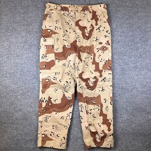 Vintage Chocolate Chip Camo Pants Mens L Regular 36x32 6 Color Desert Storm 90s